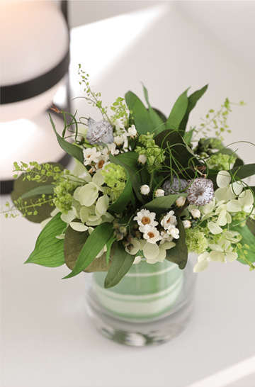 プリザーブドフラワー/アレンジメント/ナチュラル/シャンペトルブーケ/インテリア/ギフト/プレゼント