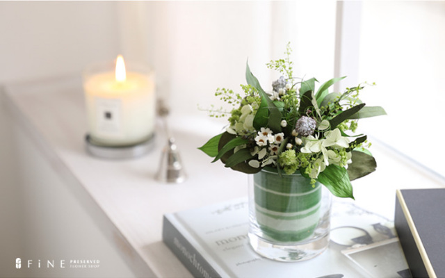 プリザーブドフラワー/アレンジメント/ナチュラル/シャンペトルブーケ/インテリア/ギフト/プレゼント