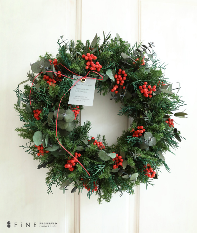 プリザーブドフラワー/ギフト/クリスマス/パーティ/ディスプレイ/インテリア/ユーカリ