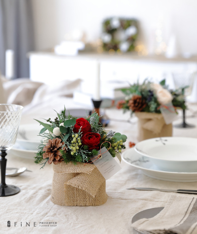 フルール・ノエル - プリザーブドフラワー アレンジメント クリスマス