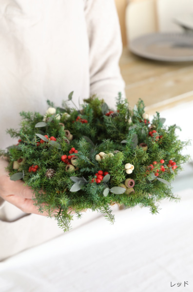 キャロル - クリスマス リース クリスマスリース ギフト 玄関用 玄関