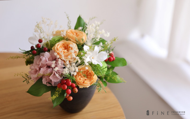 ギフト/プリザーブドフラワー/アレンジメント/結婚祝い/新築祝い/開店祝い/誕生日祝い/就任祝い/受賞祝い/送別祝い/退職祝い