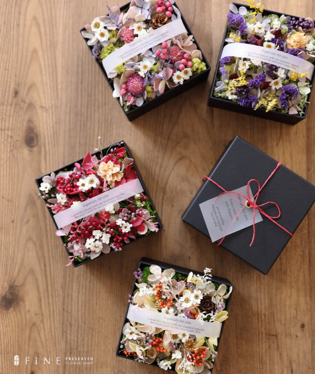 フルーレットボックス - 春 ギフト プリザーブドフラワー 母の日 2025  