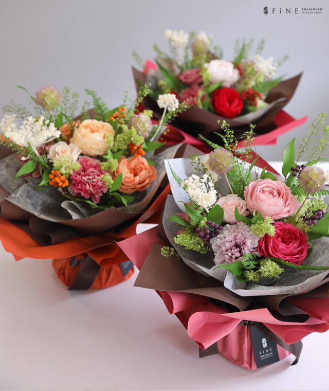 リンディ ブーケ - プリザーブドフラワー 敬老の日 2025花束 花束贈呈