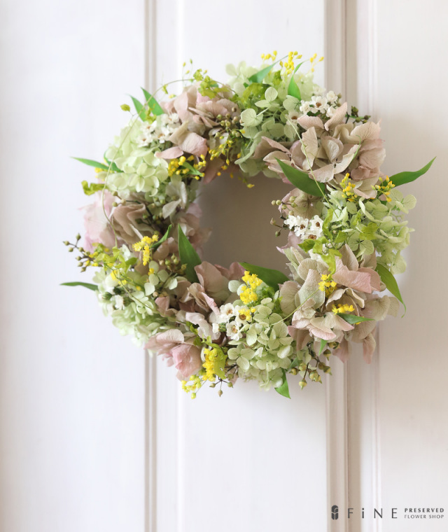 シャルロット プリザーブドフラワー ギフト プレゼント ナチュラル ミニリース インテリア 誕生日 結婚祝い 新築祝い 開店 開業祝い 春 フラワー アレンジメント 有料バッグ リースs対応 別売り