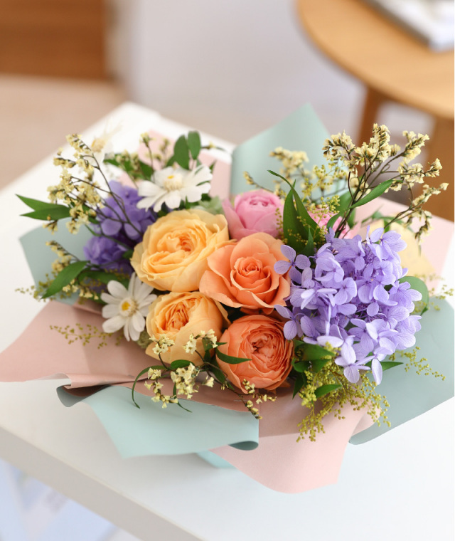 プリザーブドフラワー/アレンジメント/ローズ/アレンジメント/アジサイ/贈り物/ギフト