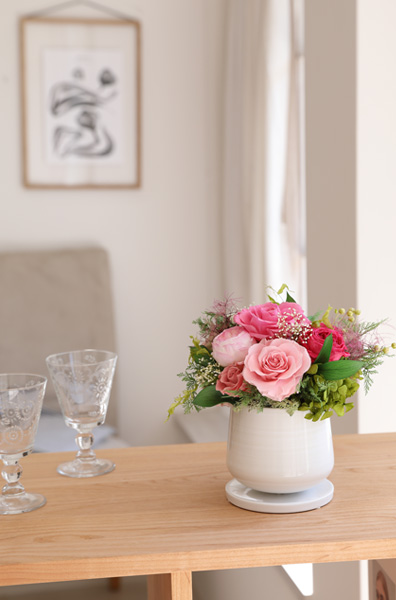 プリザーブドフラワー/アレンジメント/MOE(モエ)/ギフト/プレゼント/春/インテリア