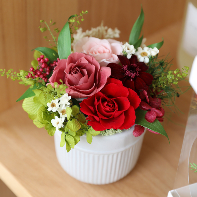 母の日/母の日/プリザーブドフラワー/ギフト/ギフトボックス/フラワーボックス/誕生日/プチギフト