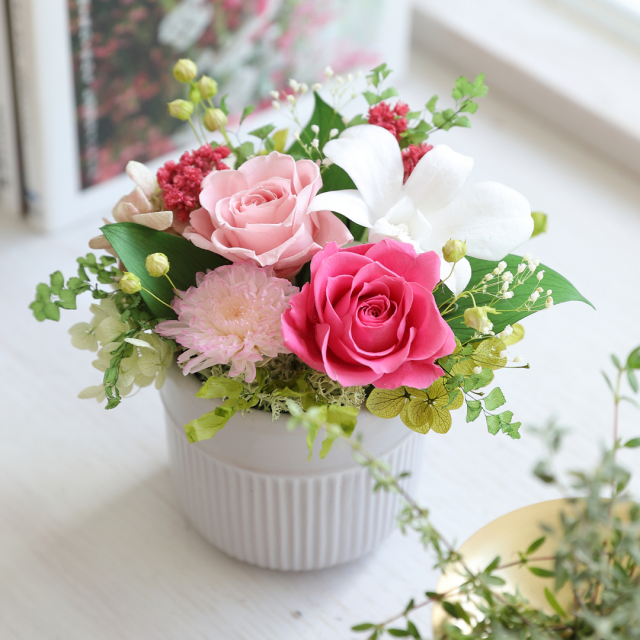 母の日/母の日/プリザーブドフラワー/ギフト/ギフトボックス/フラワーボックス/誕生日/プチギフト