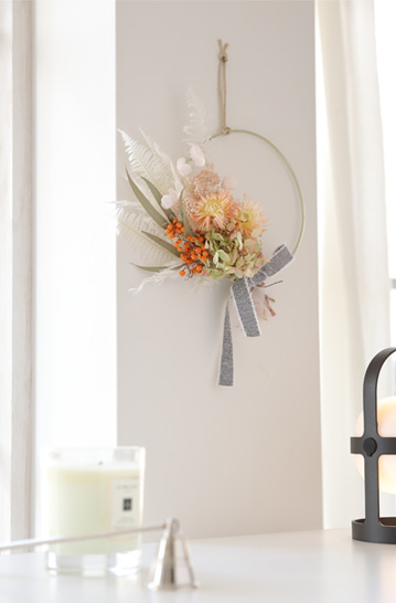 プリザーブドフラワー/アレンジメント/リース/ルミエール/ギフト/プレゼント/春/インテリア