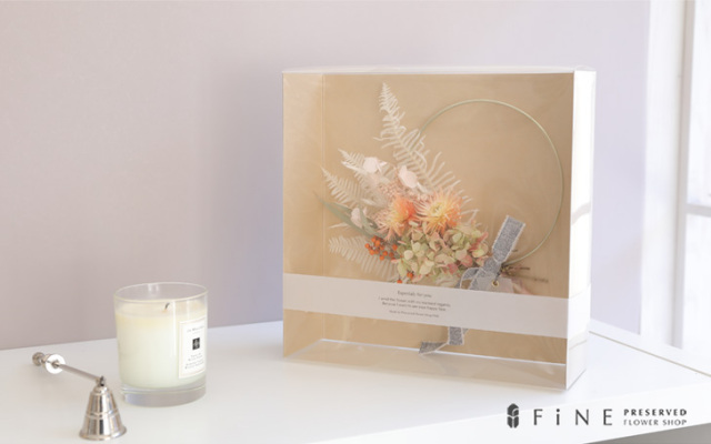 プリザーブドフラワー/アレンジメント/リース/ルミエール/ギフト/プレゼント/春/インテリア