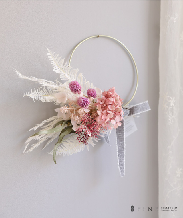 プリザーブドフラワー/アレンジメント/リース/ルミエール/ギフト/プレゼント/春/インテリア