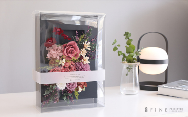 パメラ - プリザーブドフラワー 母の日 2025 ギフト 結婚祝い 結婚式