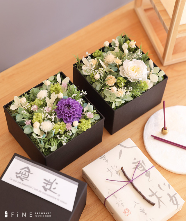 想いを紡ぐお供え花仏花納骨堂お飾り回忌法要ご供養ギフトハンドメイド 