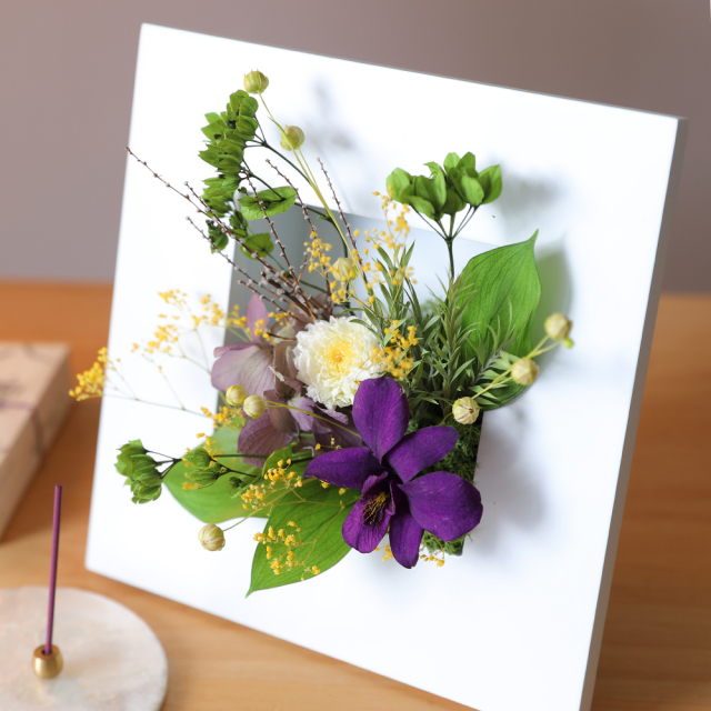 紬心 つぐみ・プリザーブドフラワー・御供・お供え・お供えの花・花