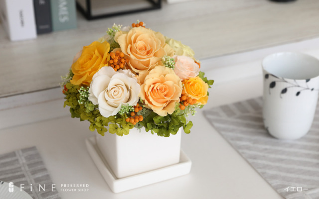 プリザーブドフラワー/アレンジメント/ローズ/プリンセスローズ/ギフト/プレゼント/インテリア