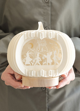 ハロウィン切り絵ライト/ハロウィン/パーティ