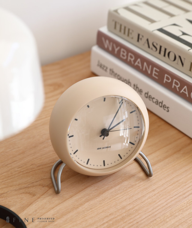 置き時計/時計/北欧/ヤコブセン/ARNE/JACOBSEN/TABLE/CLOCK/CITY/HALL/SANDY/BEIGE/インテリア