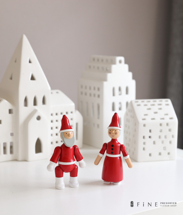 オーナメントサンタ/クリスマス/サンタ/インテリア/北欧