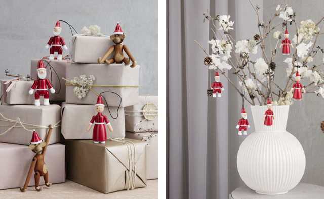 オーナメントサンタ/クリスマス/サンタ/インテリア/北欧