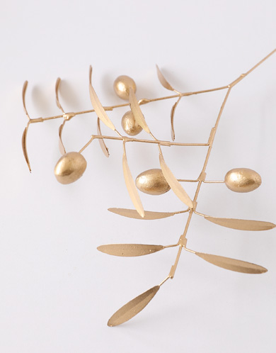 ブリキ/スティック/オリーブ/ハロウィン/クリスマス/雑貨/北欧/インテリア/飾り