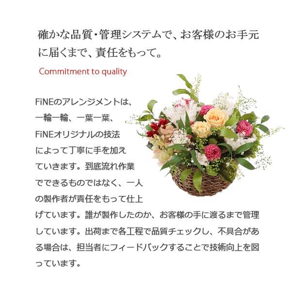 プリザーブドフラワーFiNE