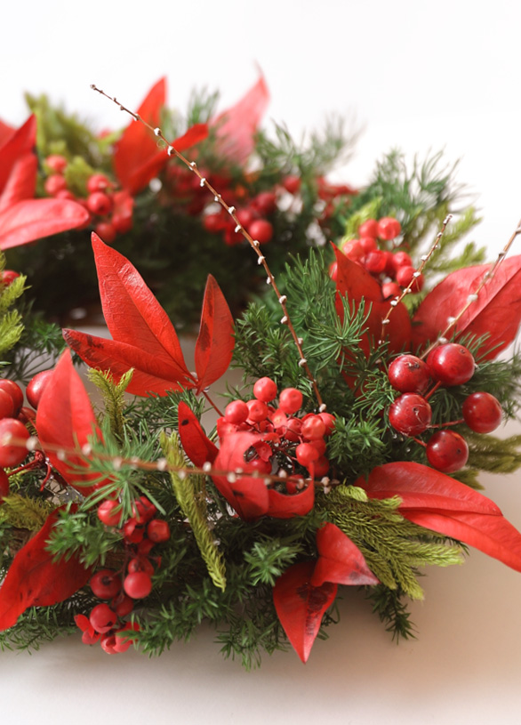 迎春/迎春アレンジメント/迎春飾り/お正月/お正月飾り/和風/和花/プリザーブドフラワーアレンジメント