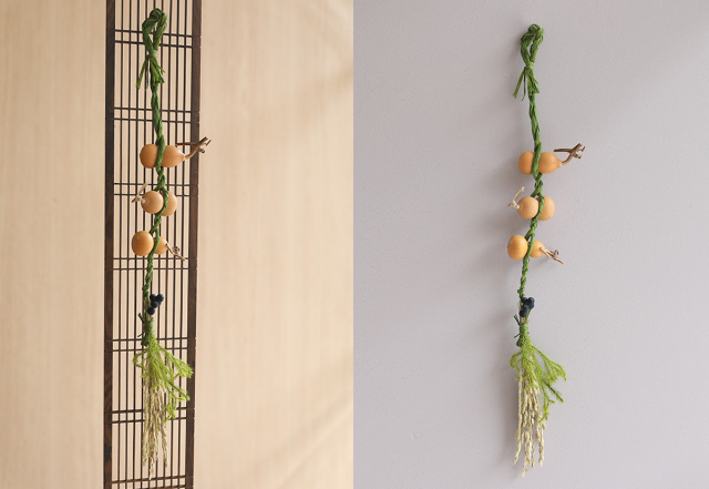 迎春/迎春アレンジメント/迎春飾り/お正月/お正月飾り/和風/和花/プリザーブドフラワーアレンジメント