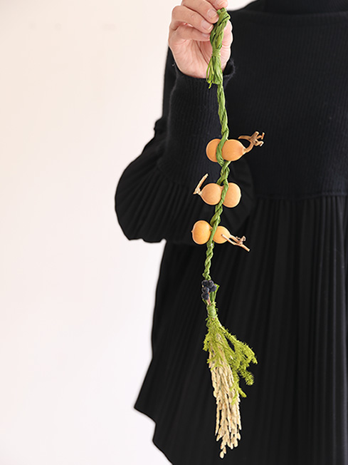 迎春/迎春アレンジメント/迎春飾り/お正月/お正月飾り/和風/和花/プリザーブドフラワーアレンジメント