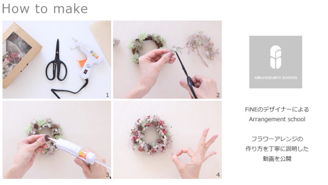 ハンドメイドキット(ミニリース) ｜ハンドメイド/シンプル/手作り