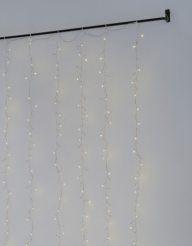 クリスマス雑貨／LEDデコレーションライトカーテン