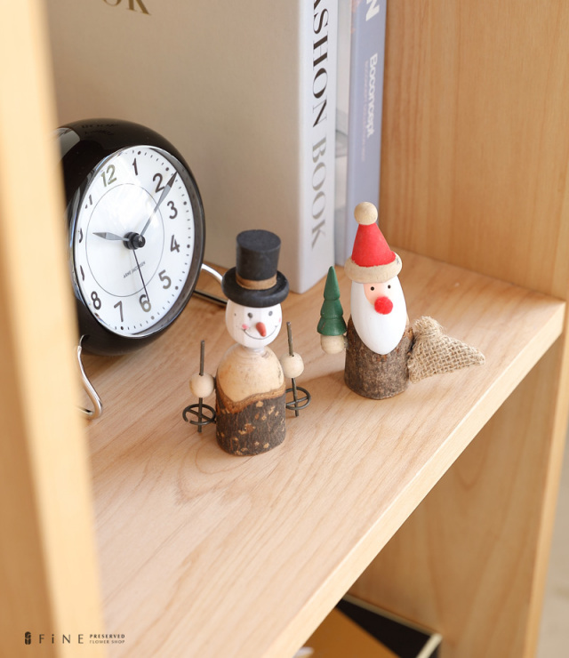 クリスマス雑貨／バークスノーマン＆サンタペア