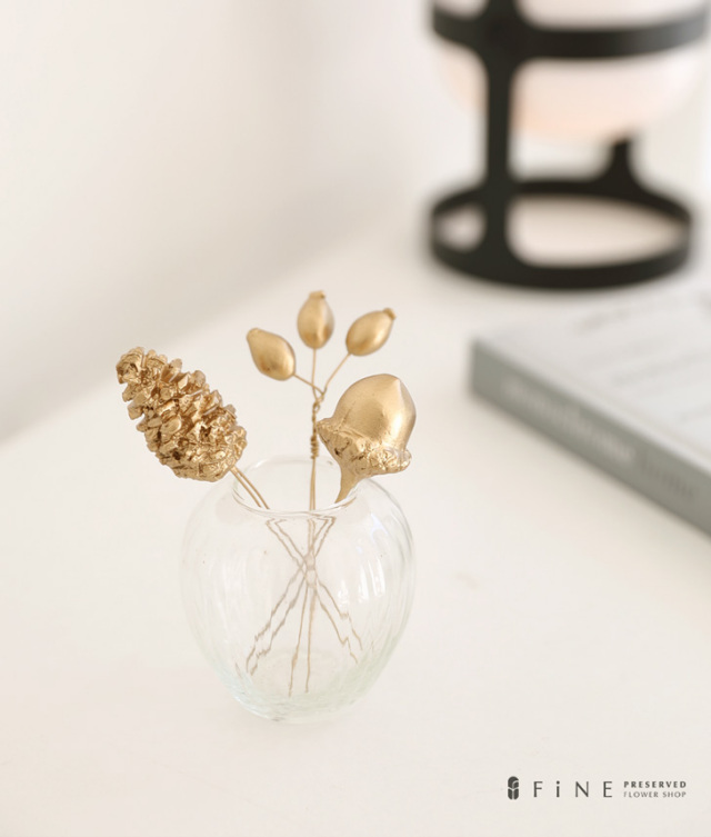 クリスマス雑貨／ゴールドオーナメント