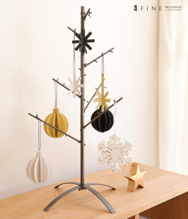 クリスマス雑貨／ＩＲＯＮディスプレイスタンドテトラ