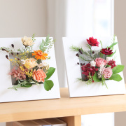 プリザーブドフラワー/アレンジメント/ハーフリース/ポレットリース/ギフト/プレゼント/インテリア