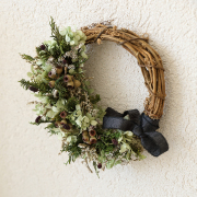 ドライフラワー スワッグ プリザーブドフラワー ブロカント