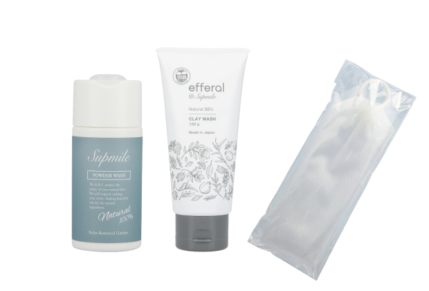 【セット】パウダーウォッシュ＆クレイウォッシュ（泡立てネット付き）