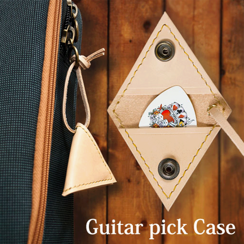 フェンダー ギターピック フルカラー 印刷パック 10枚 + レザーケース