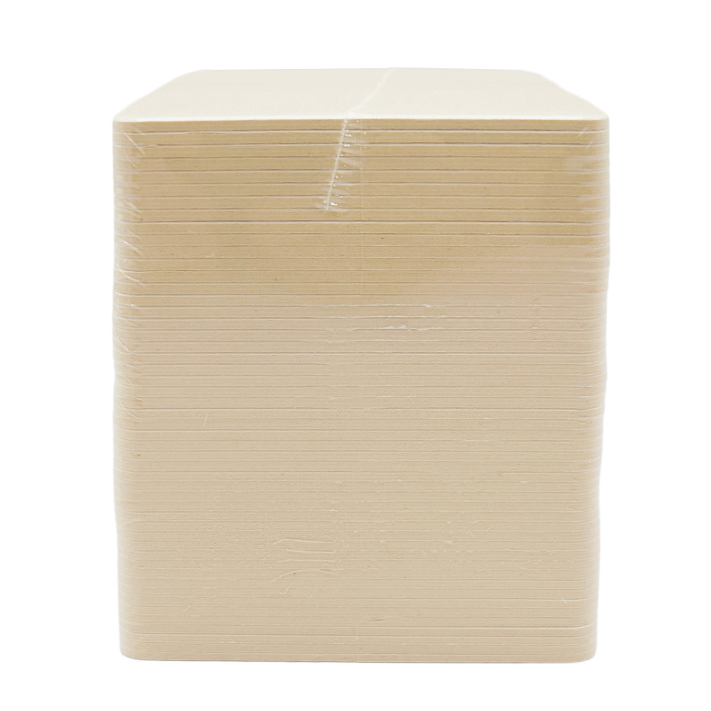 【在庫処分・B級】紙 コースター クリーム無地 90/2mm 50枚