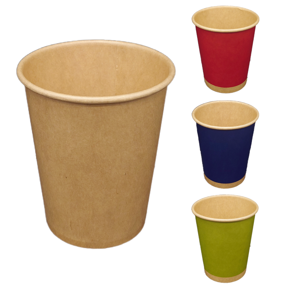 ヘイコー 紙コップ アイス・ホット兼用 8オンス 未晒 50個