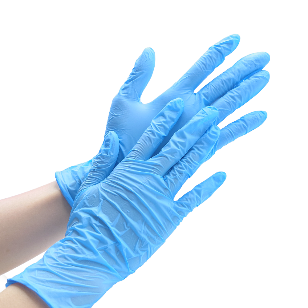 テクセル ニトリルグローブ ブルー