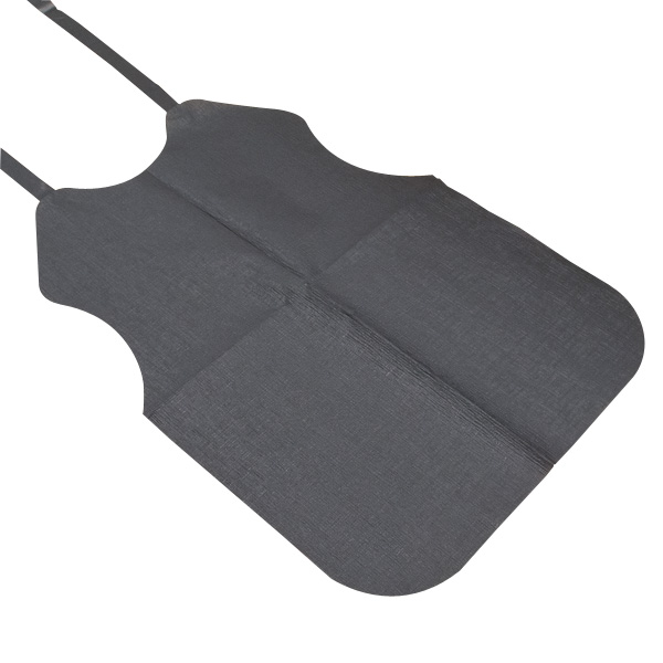 紙 エプロン 小サイズ 黒無地 S-2 4ツ折