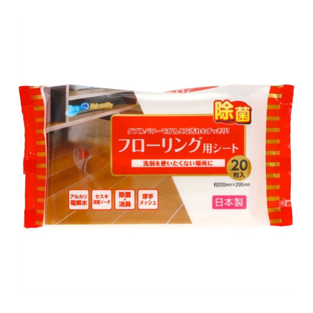 EL電解水＋セスキフローリング用シート20枚 【 フローリングシートクリーナー 】