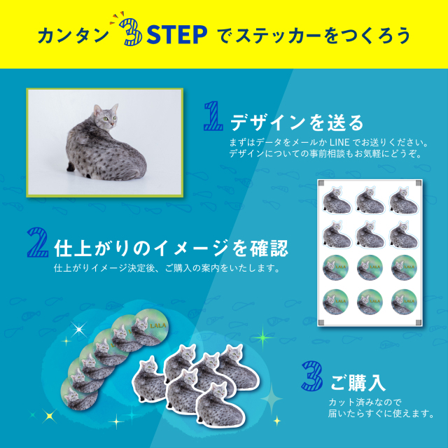 ステッカーデザイン 確認用 （シール・ステッカー・ラベルの意味と違い  