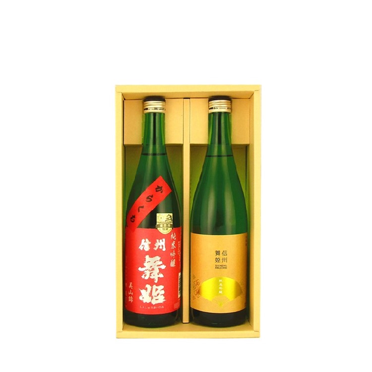 舞姫純米吟醸2本セット（舞姫純吟美山＆扇純吟）