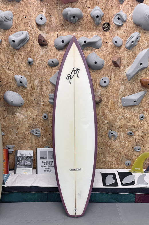 Used * 303 * 5'8" * Old Star *  日本の名ブランド　レトロ・ショートボード　トライフィン