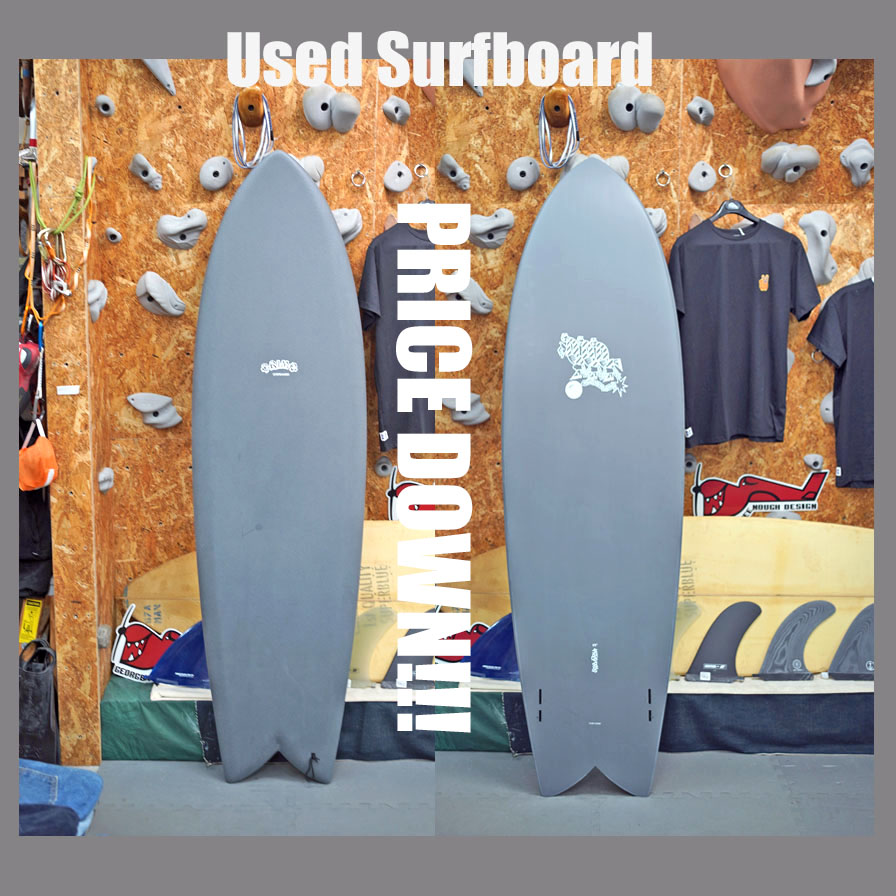 PRICE DOWN AGAIN***  USED * Crime 6'5" Keel Fish * クライム　ツインキール　フィッシュ