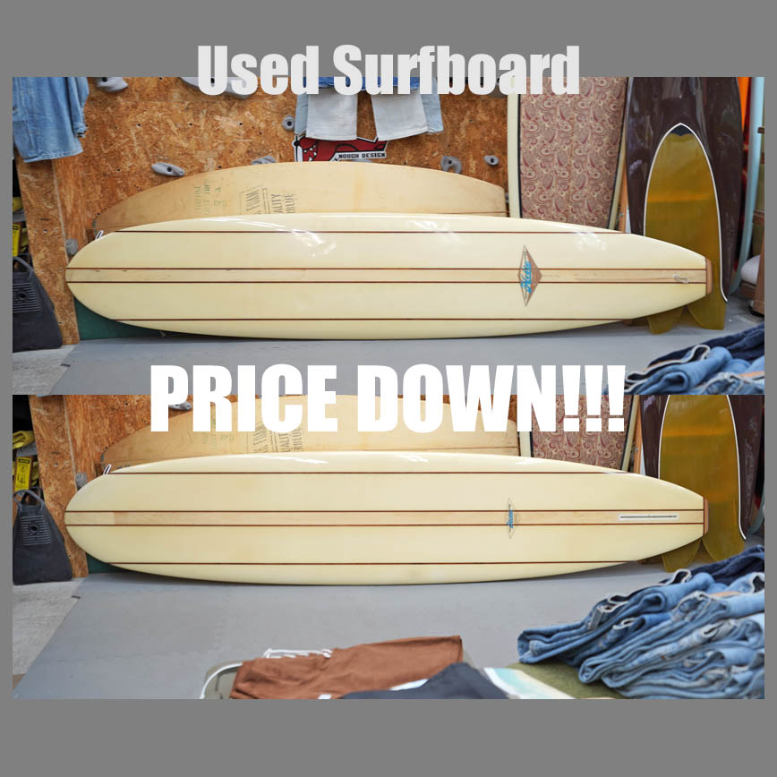 PRICE DOWN***. Used * Hobie 9'0" Phil Edwards Noserider * ホビー　フィル・エドワーズ　ノーズライダー　レアな本人サイン入り