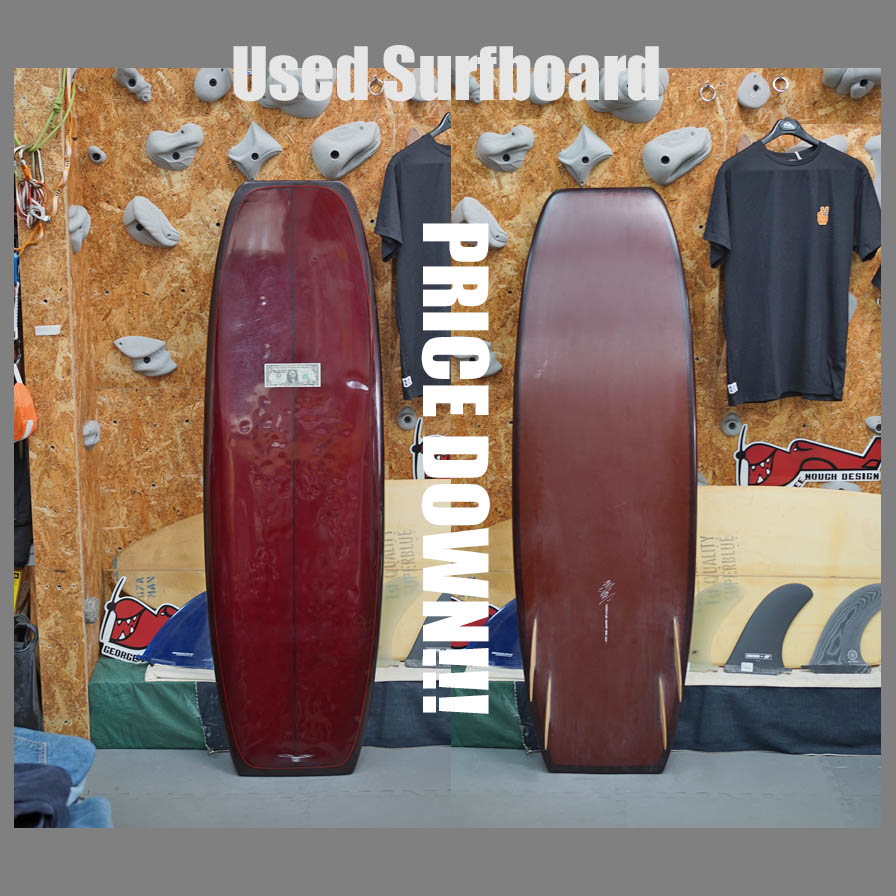 PRICE DOWN***.USED * McCallum 5'5" L*7 * マッカラム　スクエア・ボード　クワッド