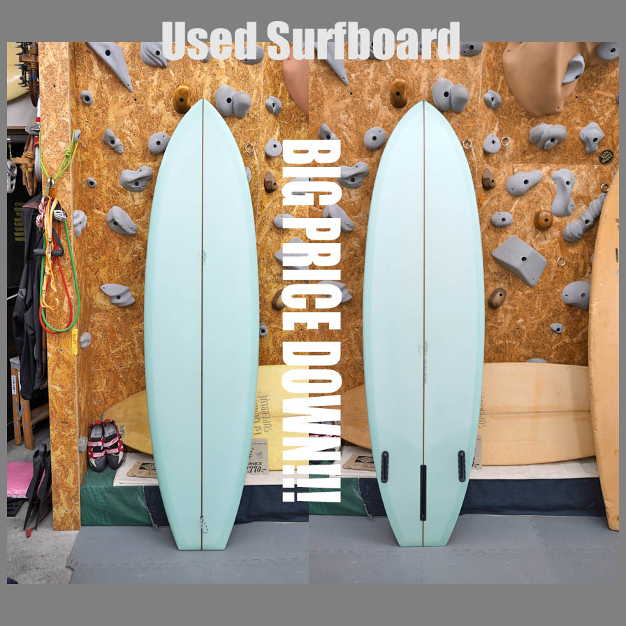 USED * Mitsven 6'10" Bohemian * ミツベン　ボヘミアン　スクエアテール・ジプシー